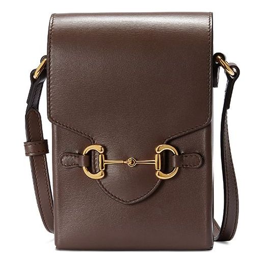 (WMNS) Gucci Button1955 SeriesClutch Single Shoulder Bag mini Brown 625615-0YK0G-2528 - Shoulder Bags - 8