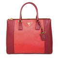 Prada Large Saffiano Double Zip Tote - Bags