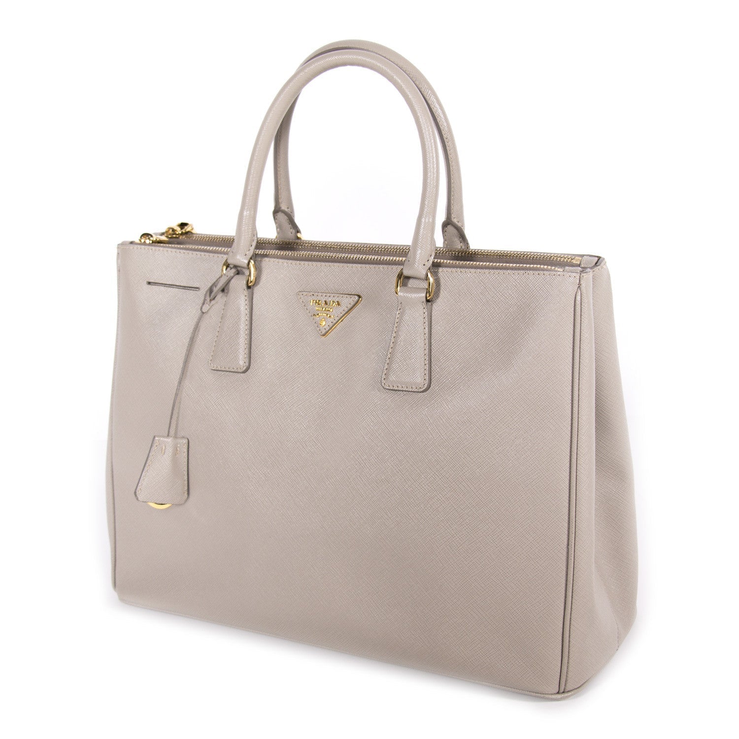 Prada Saffiano Double Zip Tote - Bags - 2