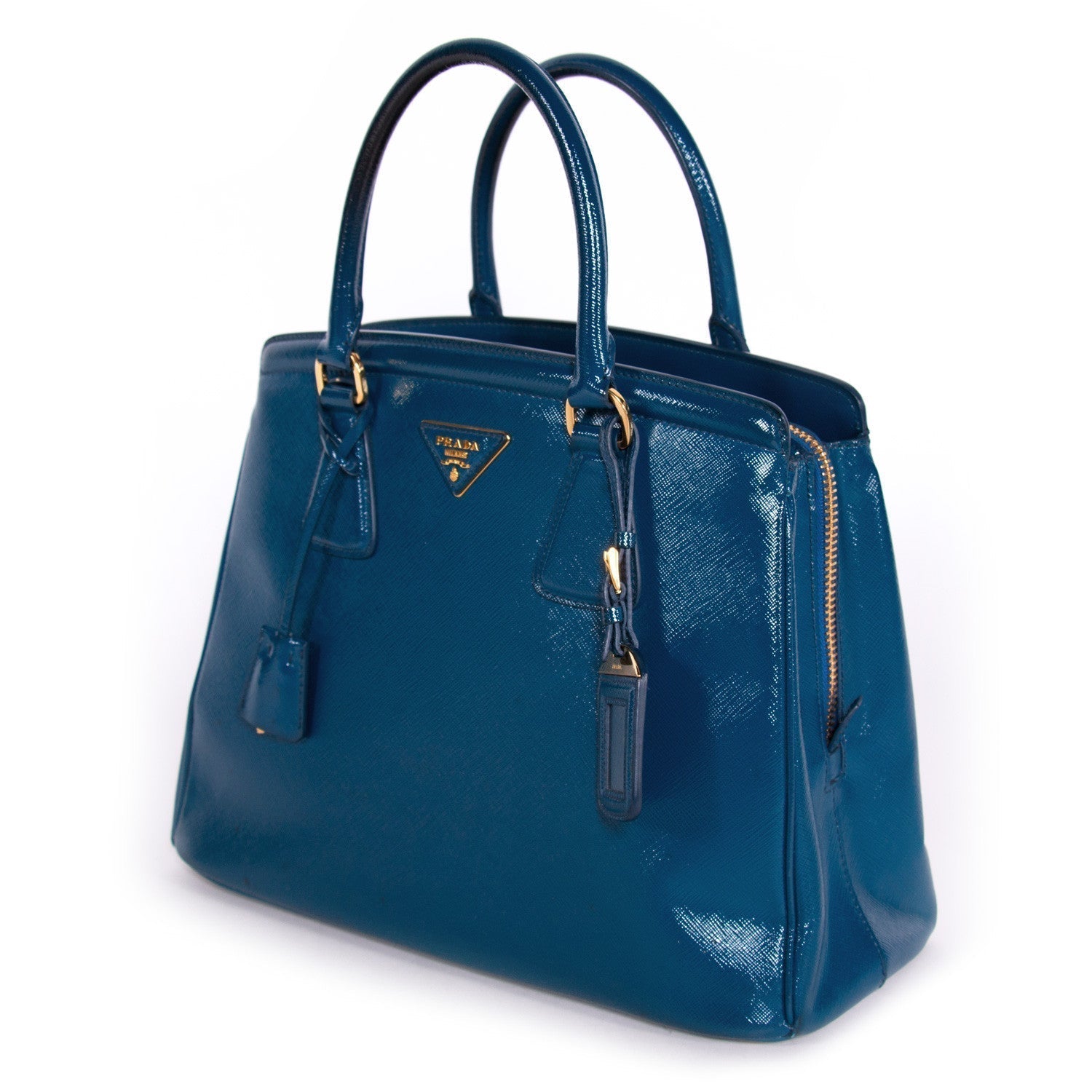 Prada Saffiano Vernice Tote - Bags - 3