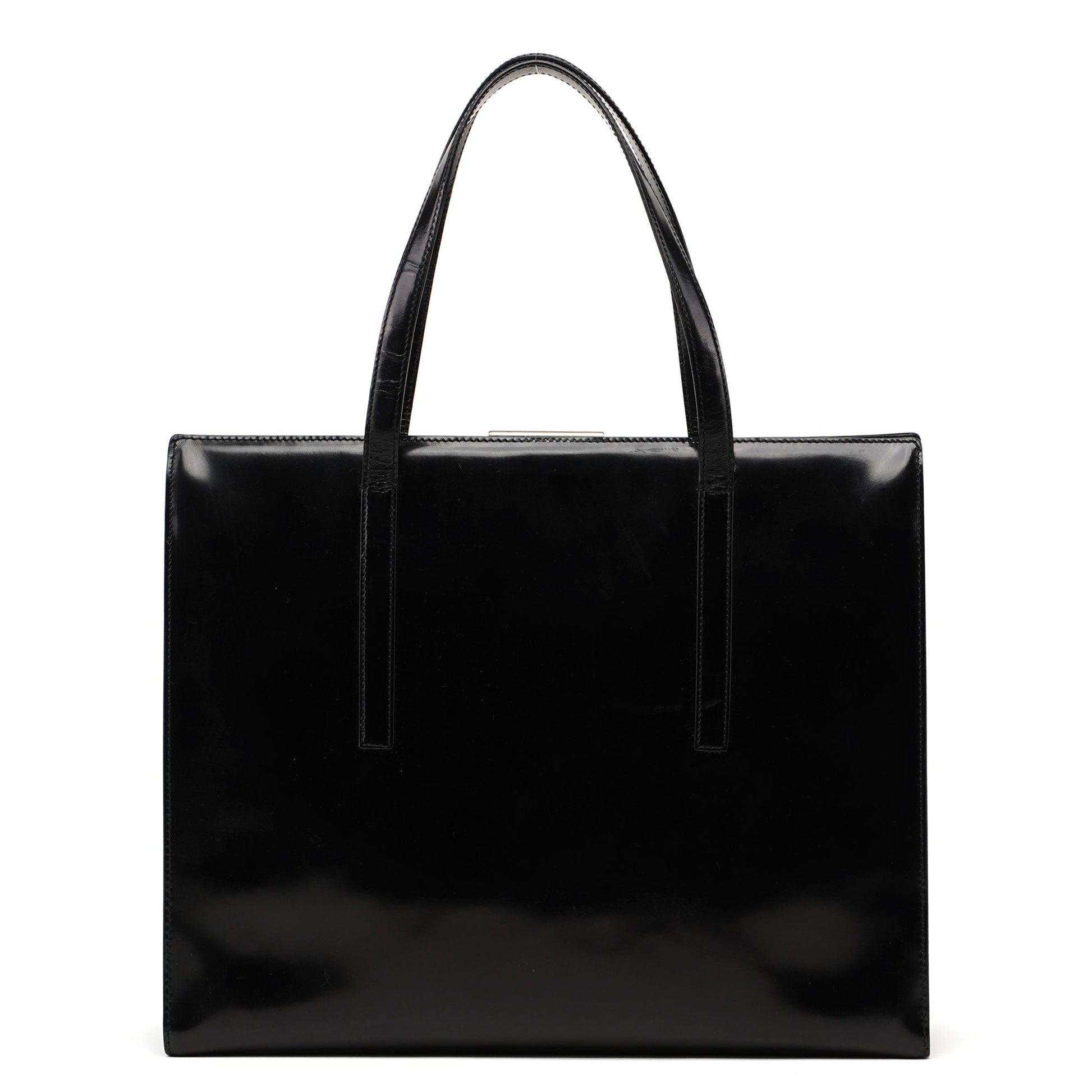 1995 Black Spazzolato Clutch Tote Bag - Handbags, Wallets & Cases - 3