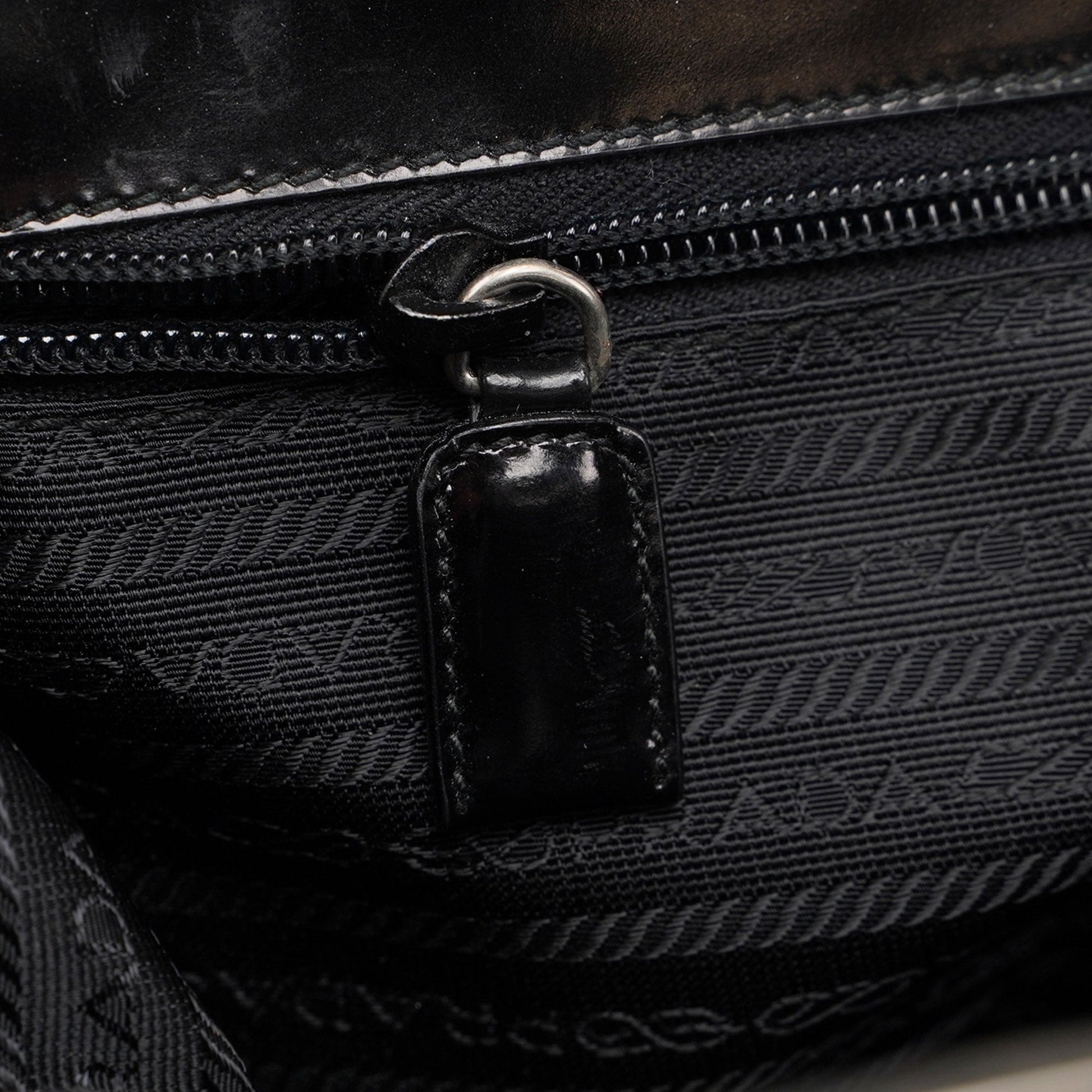 1995 Black Spazzolato Clutch Tote Bag - Handbags, Wallets & Cases - 17