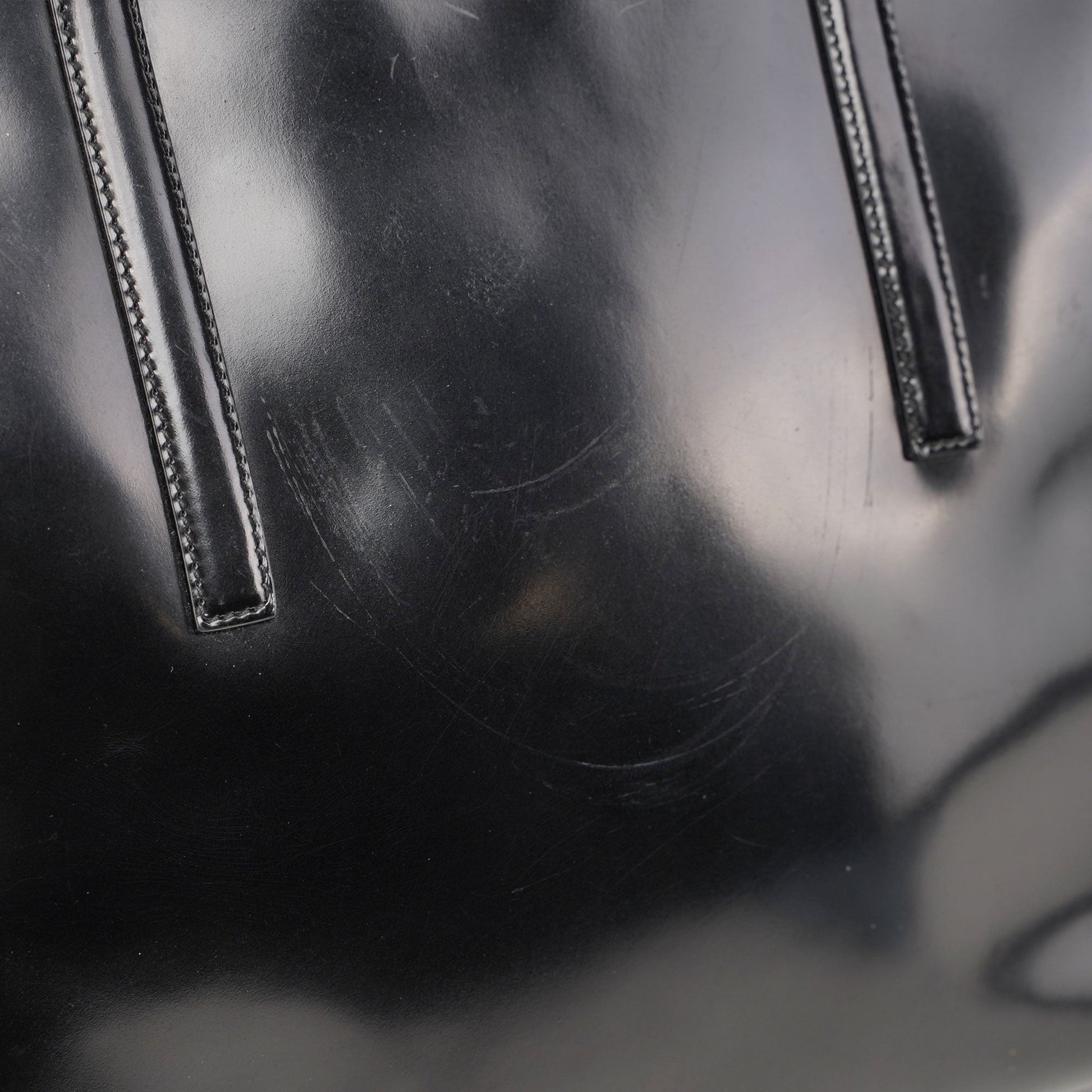 1995 Black Spazzolato Clutch Tote Bag - Handbags, Wallets & Cases - 7