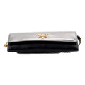 Prada Black Vitello Move Leather Chain Crossbody Wallet Clutch - Handbags - 2