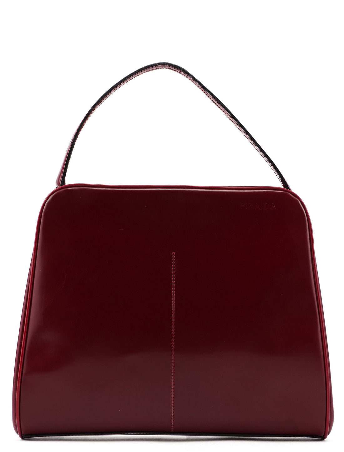 Burgundy Spazzolato Top Handle Clutch Bag - Handbags, Wallets & Cases