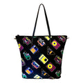 Prada Cassette Print Black Nylon Convertible Shopping Tote Handbag - Handbags - 6