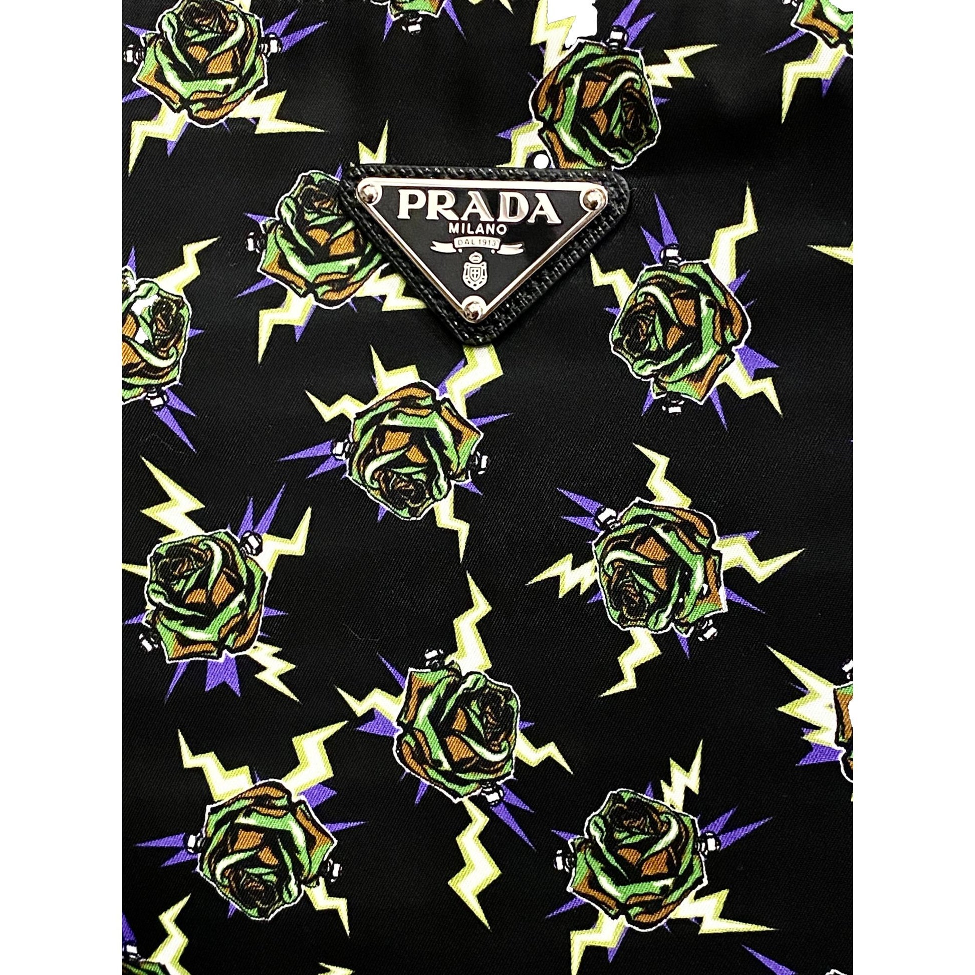 Prada Frankenstein Black Nylon Convertible Shopping Tote - Handbags - 5