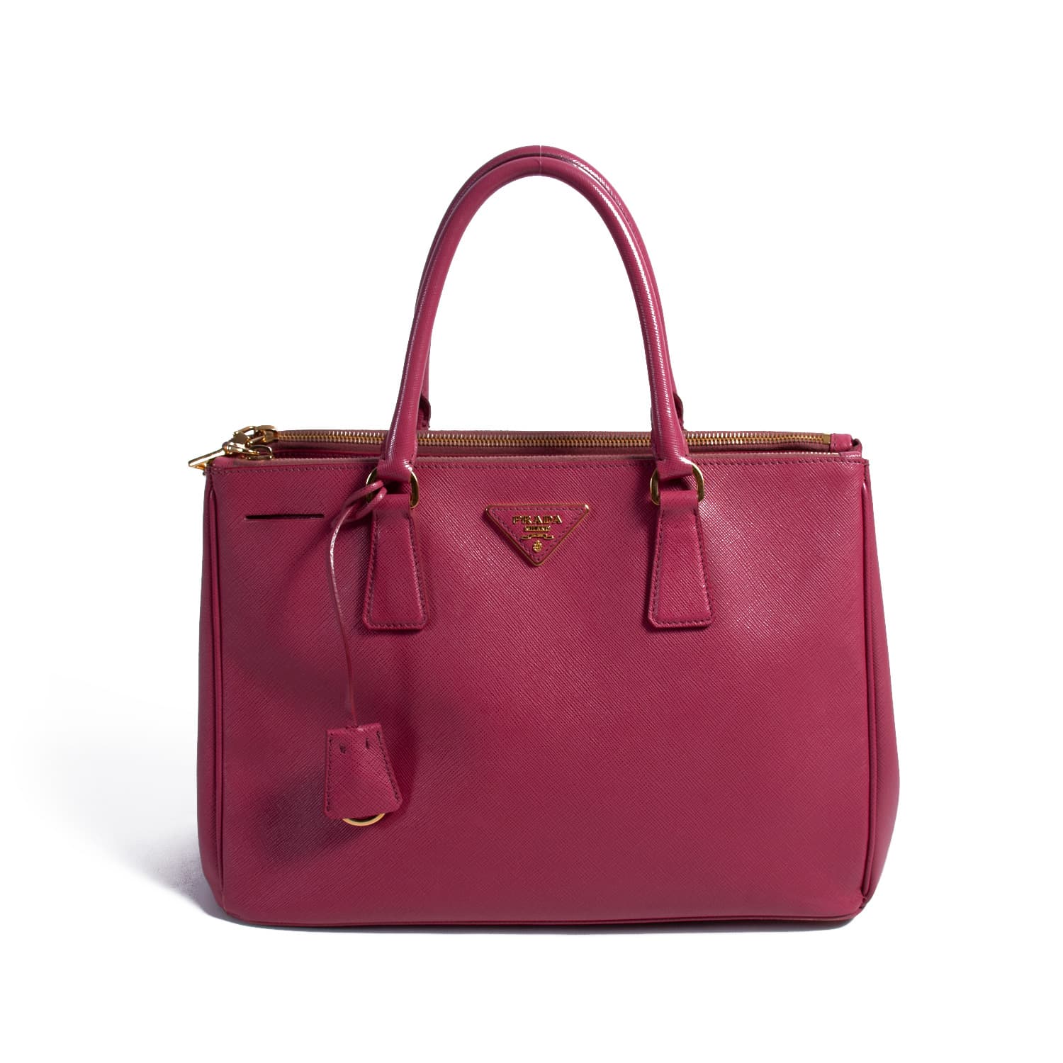 Prada Galleria Saffiano Double Zip Tote - Bags