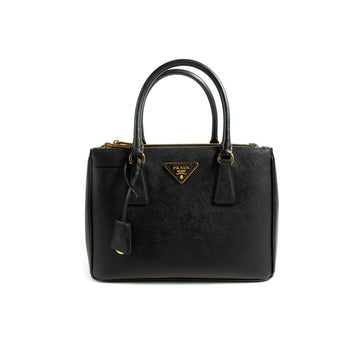Prada Small Galleria Saffiano Double Zip Tote - Bags