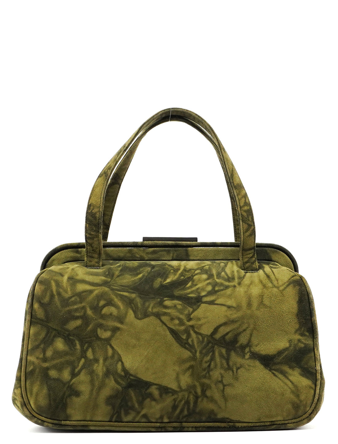 Green Tie Dye Suede Clutch Bag - Handbags, Wallets & Cases