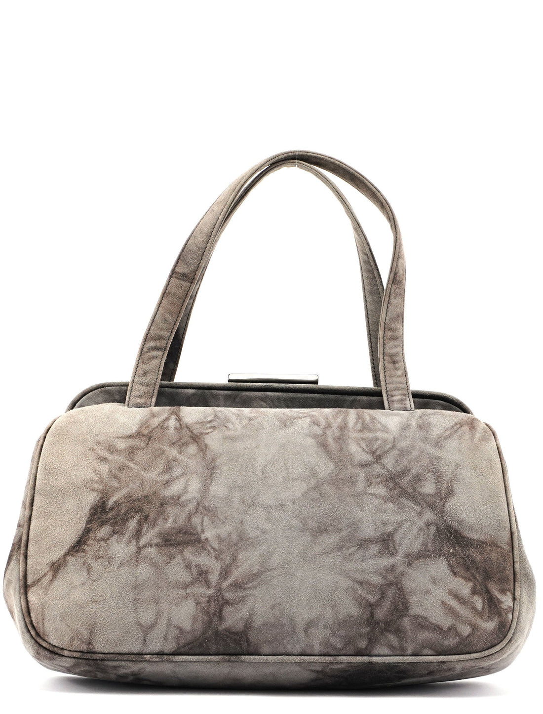 Grey Camoscio Lux Tie-Dye Clutch Bag - Handbags, Wallets & Cases
