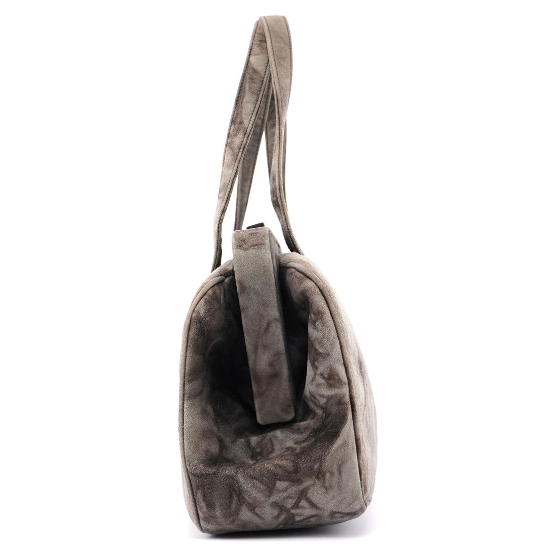 Grey Camoscio Lux Tie-Dye Clutch Bag - Handbags, Wallets & Cases