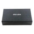Prada Logo Jacquard Beige Canvas Small Flat Pouch Clutch Bag - Wallets - 5