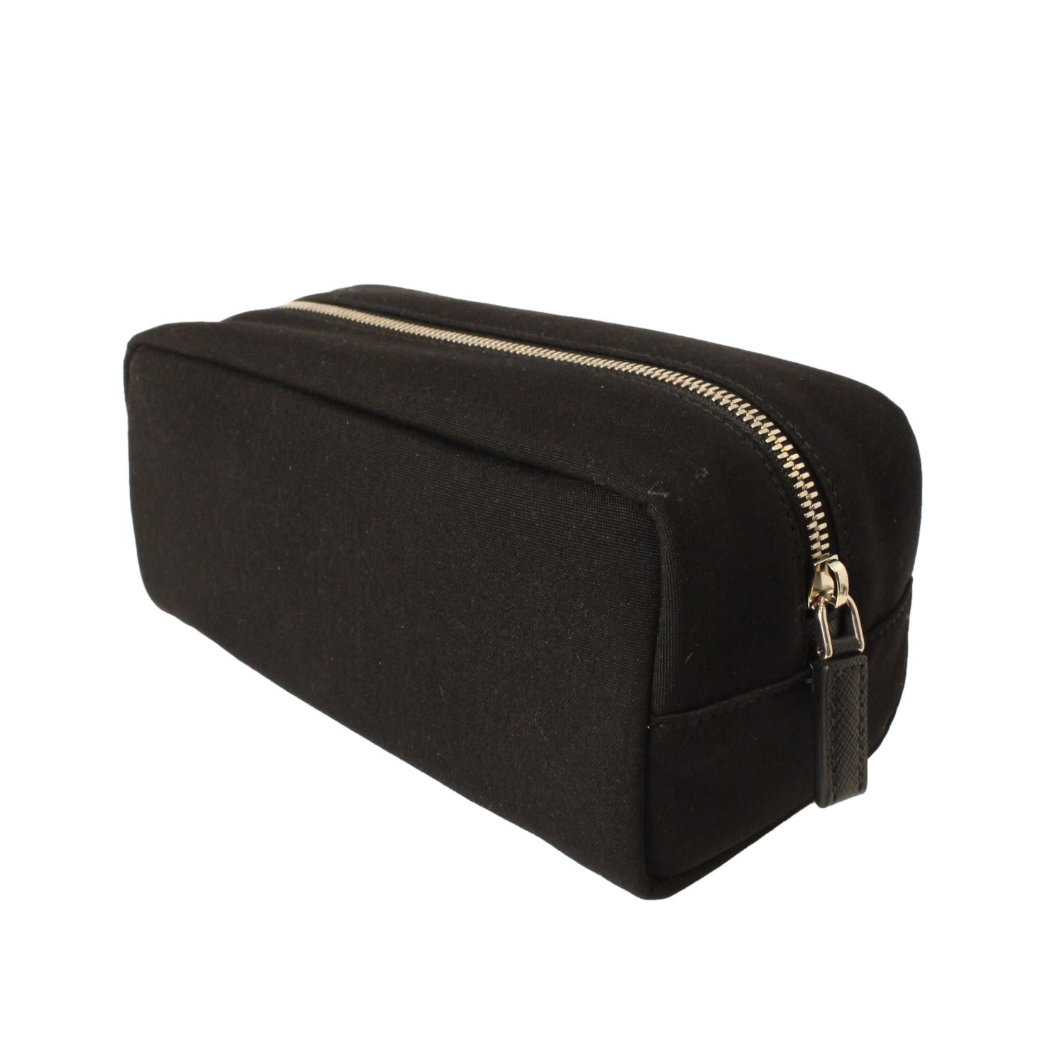 Prada Black Cordura Fabric Cosmetic Clutch - Handbags - 3