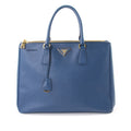 Prada Saffiano Lux Double-Zip Tote Bag - Bags