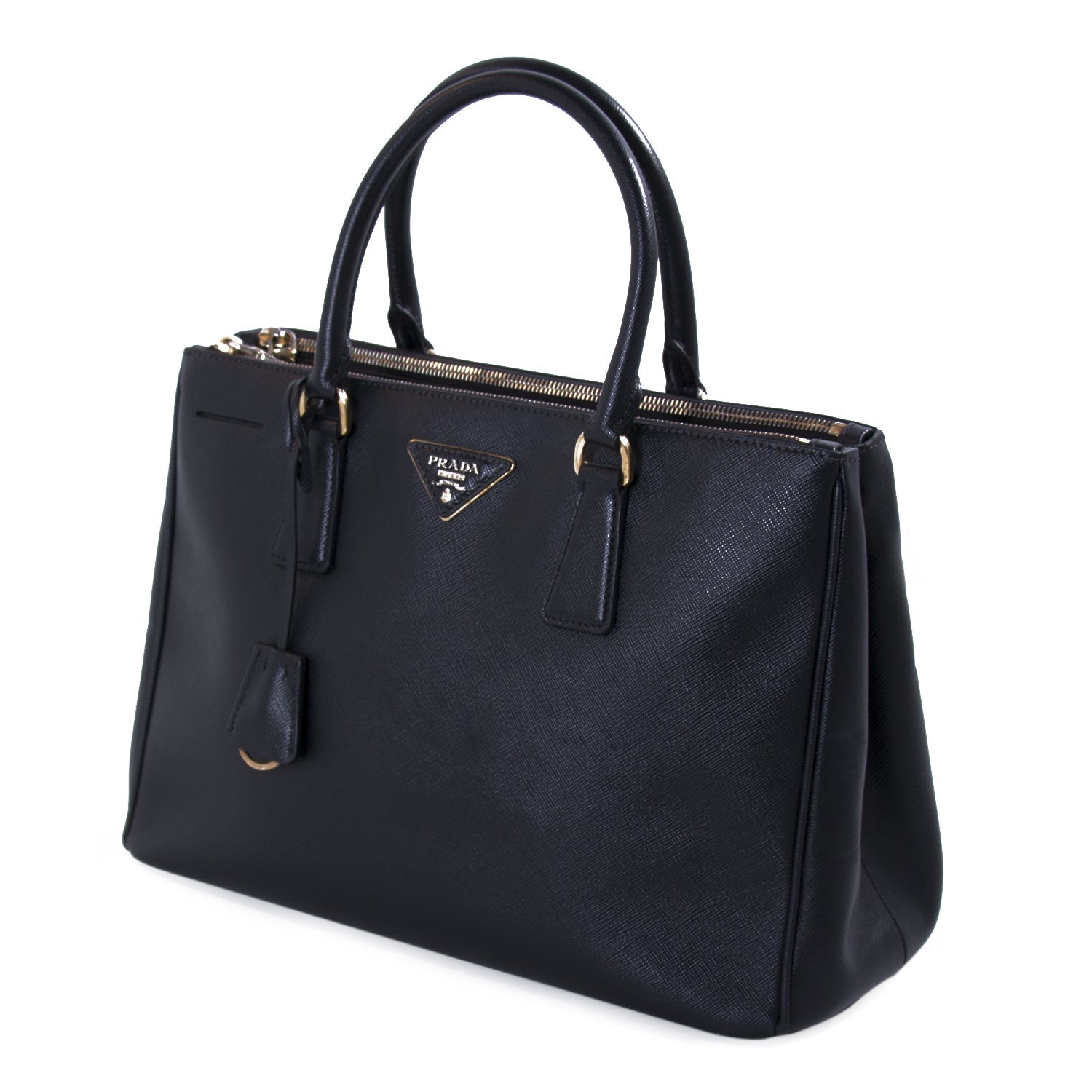 Prada Saffiano Lux Medium Double Zip Tote - Bags - 4