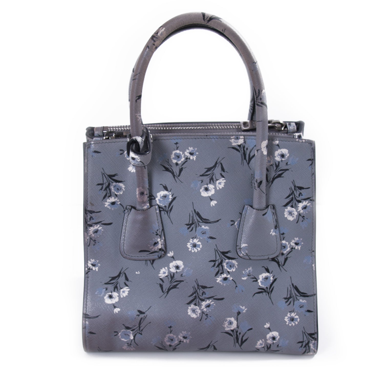 Prada City Calf Double Zip Tote - Bags - 4