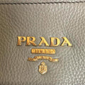 Prada Gray Vitello Phenix Shopping Tote Bag - Handbags - 2