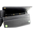 Prada Black Vitello Move Leather Chain Crossbody Wallet Clutch - Handbags - 4