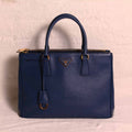 Prada Medium Galleria Saffiano Double Zip Tote - Bags - 3