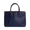 Prada Medium Galleria Saffiano Double Zip Tote - Bags