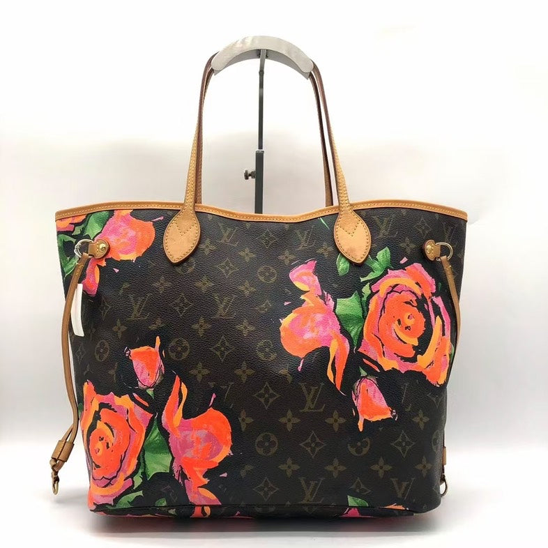 Louis Vuitton Neverfull Monogram Floral Tote Bag - Handbags