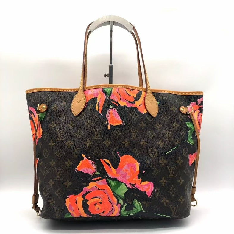 Louis Vuitton Neverfull Monogram Floral Tote Bag - Handbags - 2