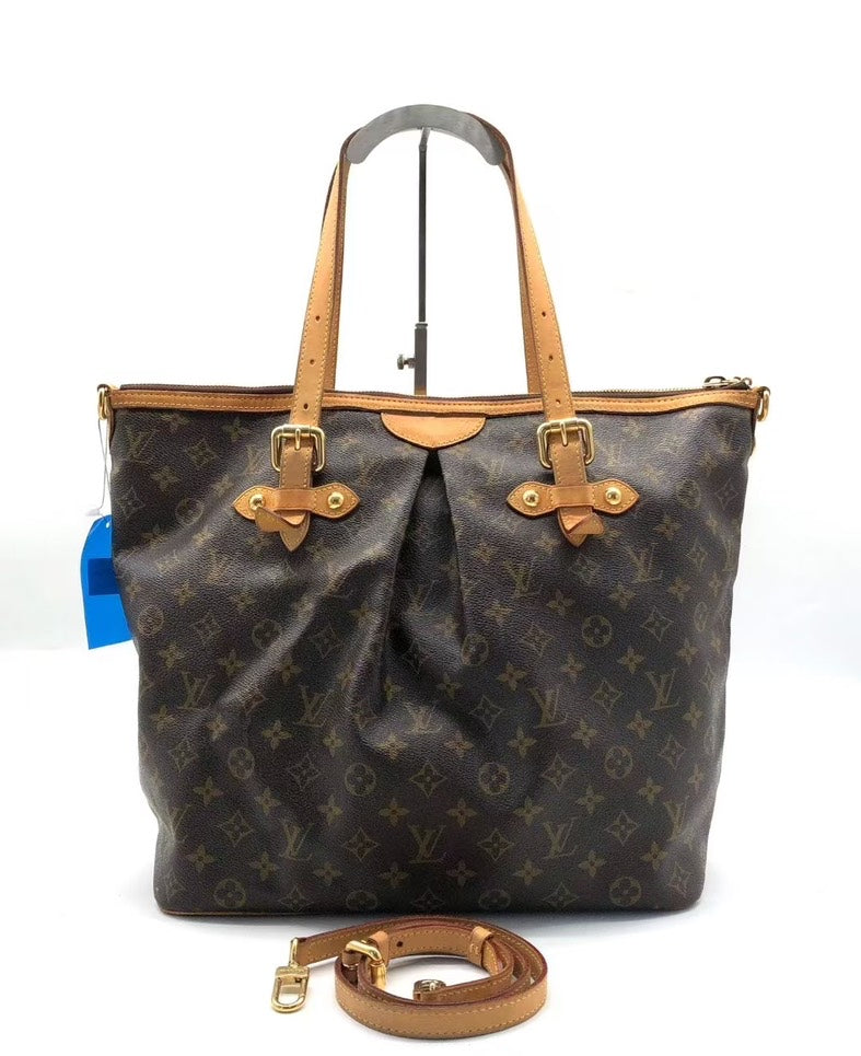 Louis Vuitton Monogram Canvas Tote Bag Brown Large - Handbags