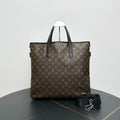 Louis Vuitton Monogram Canvas Tote Bag Brown Medium - Handbags - 4