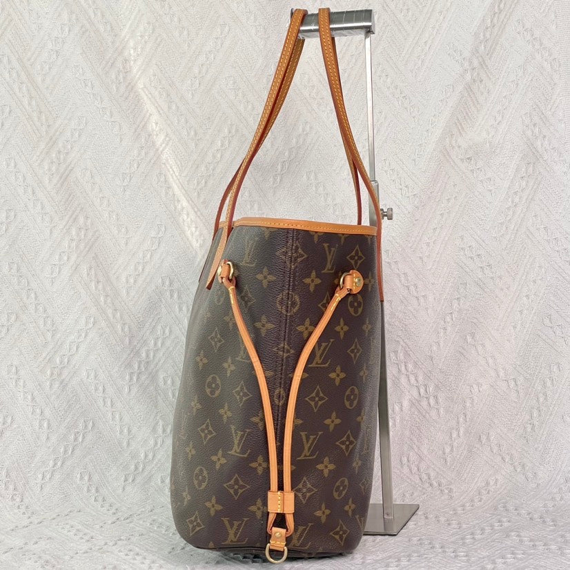 Louis Vuitton Neverfull MM Brown Monogram Tote Bag - Handbags - 4