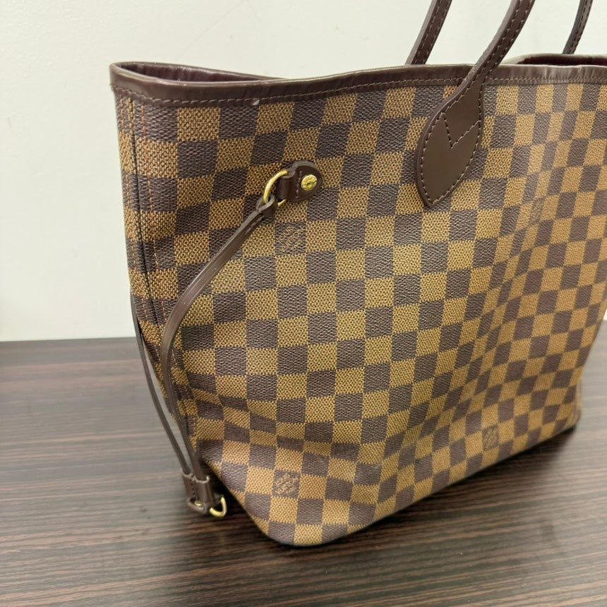 Louis Vuitton Neverfull MM Damier Ebene Tote Brown - Handbags - 2