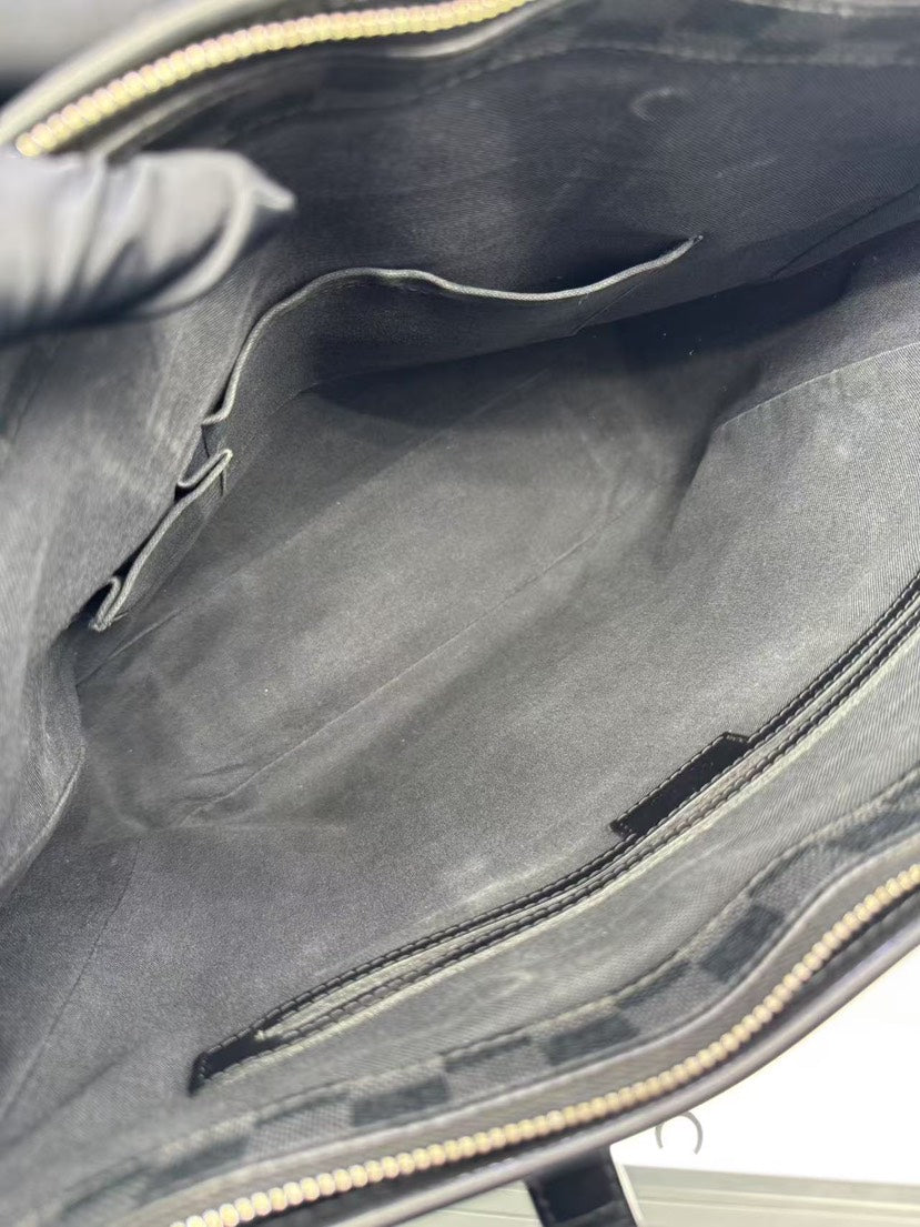 Louis Vuitton Damier Graphite Canvas Tote Bag Black Large - Handbags - 4