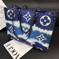 Louis Vuitton On The Go Blue Tote Bag - Handbags - 6