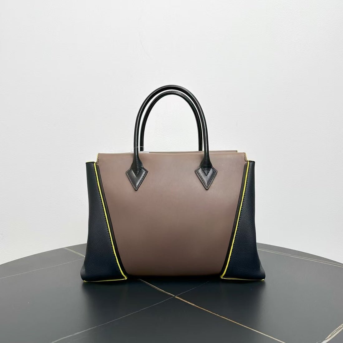 Louis Vuitton W Tote Bag Brown Black - Handbags