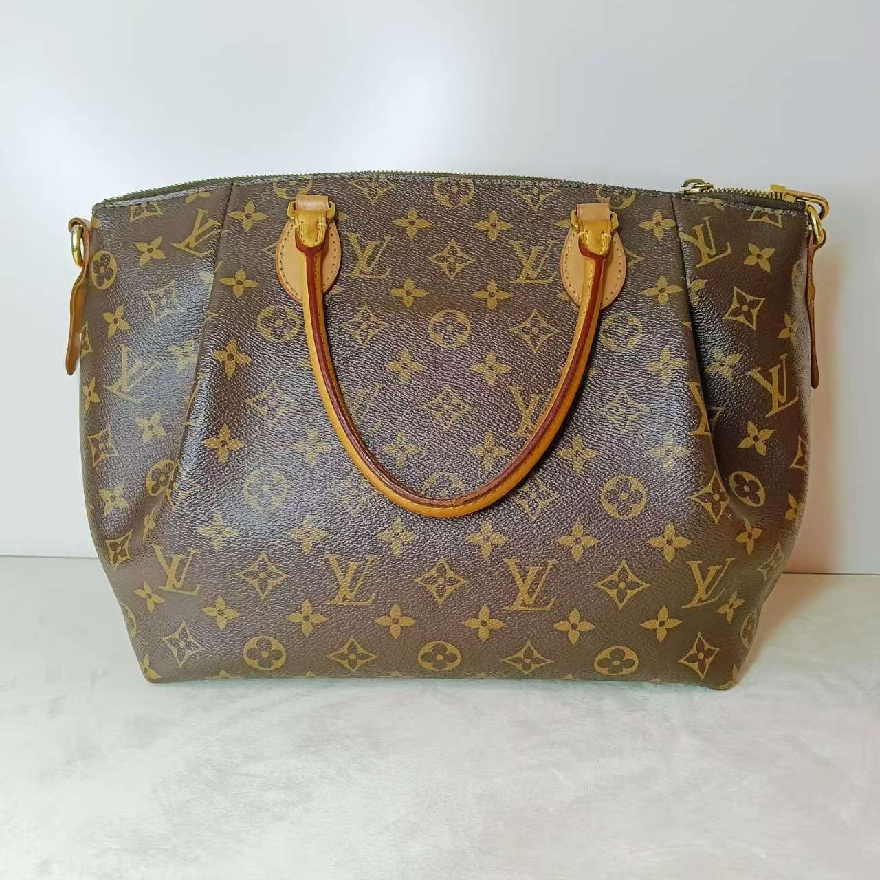 Louis Vuitton Monogram Canvas Tivoli PM Tote Bag Brown - Handbags - 2
