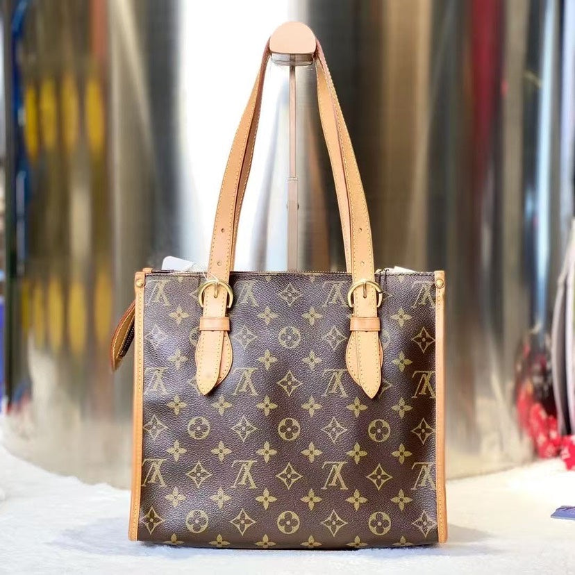 Louis Vuitton Popincourt Haut Brown Tote Bag - Handbags
