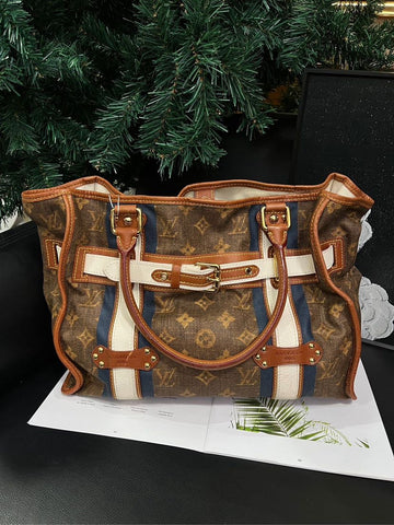 Louis Vuitton Limited Edition Monogram Canvas Tote Handbag - Handbags