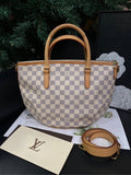 Louis Vuitton Damier Azur Woven Handle Tote Bag - Handbags - 2