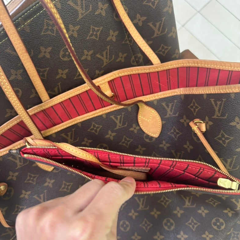 Louis Vuitton Neverfull Brown Tote - Handbags