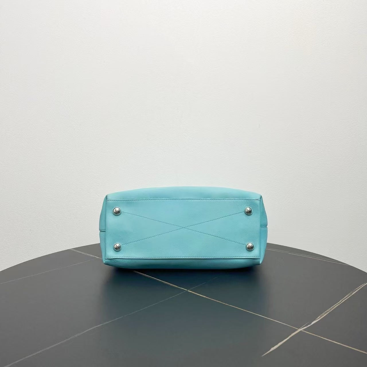 Louis Vuitton Turenne MM Blue Leather Tote Bag - Handbags - 3