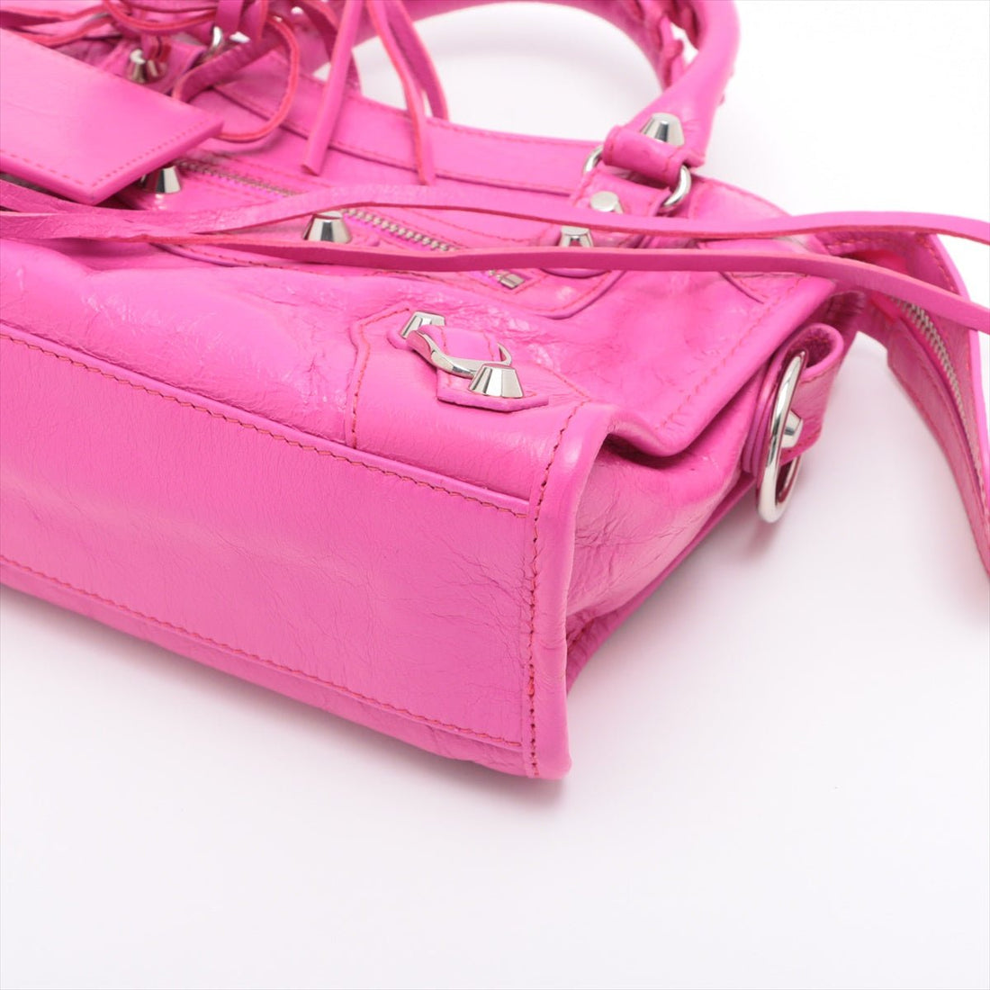 Classic Mini City 2way Pink Leather - Handbags