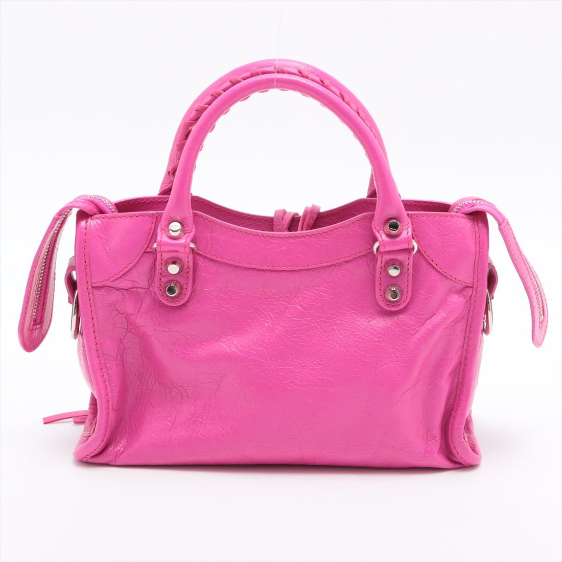 Classic Mini City 2way Pink Leather - Handbags