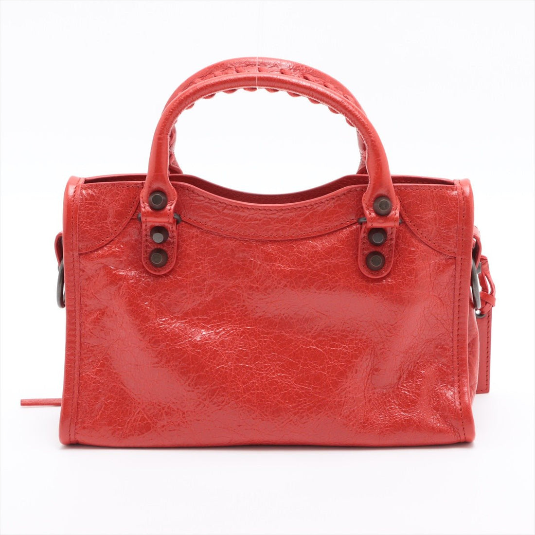Classic Mini City 2way Red Leather - Handbags