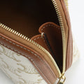 CELINE CE80655 Clutch with chain Triomphe canvas Shoulder PVC  White Women - Bag - 7