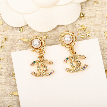 SONNENBLUME CC GOLD MEHRFACH DIAMANT TROPFENOHRRINGE