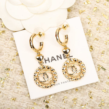 DOPPEL C MEHRHERZ-OHRHÄNGER IN GOLD