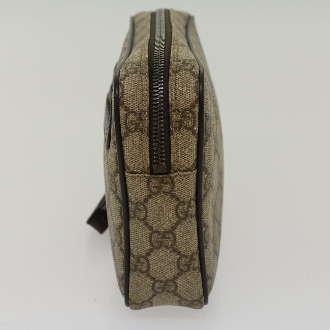 GUCCI GG Canvas Clutch Bag PVC Leather Beige 73956  yk7760 - Gucci