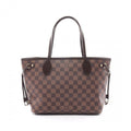 Louis Vuitton Damier Ebene Neverfull PM Tote Bag,Brown - tote bag - 5
