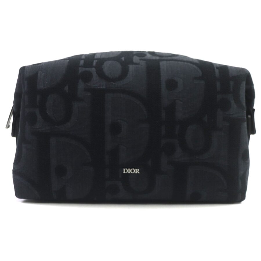 Dior Oblique Jacquard Pouch Clutch Bag | Studio Nafay