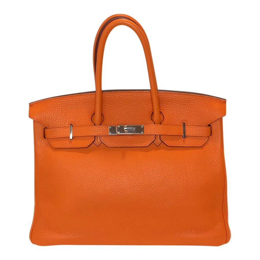 HermesBirkin 35 Orange Togo PHW | Studio Nafay